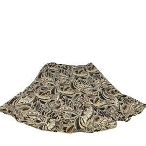 George Ladies Abstract Sandy Print Skirt Size 16 Polyester Made In Bangladesh
